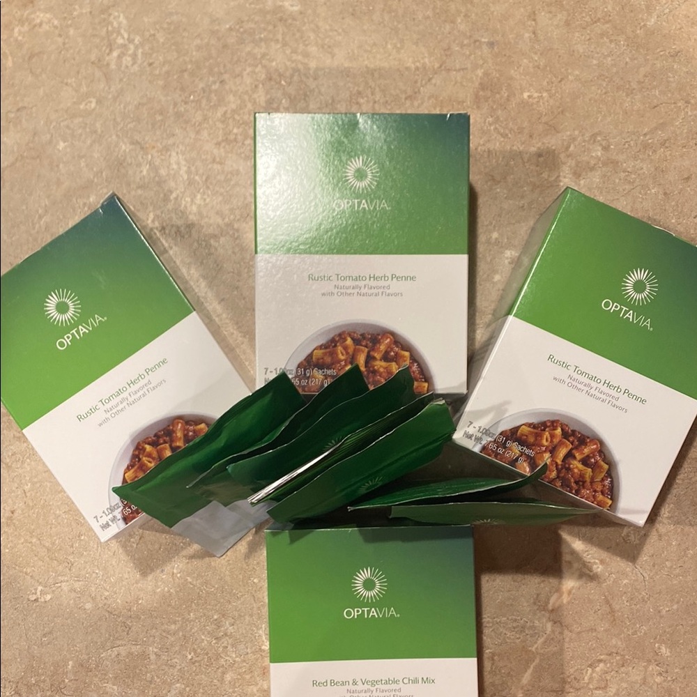 Optavia Rustic Tomato Herb Penne and Red Bean Mix